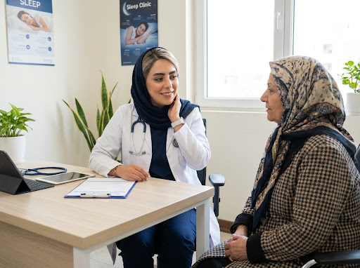 ویزیت تخصصی مرکز بالینی و تحقیقاتی خواب ولیعصر تبریز